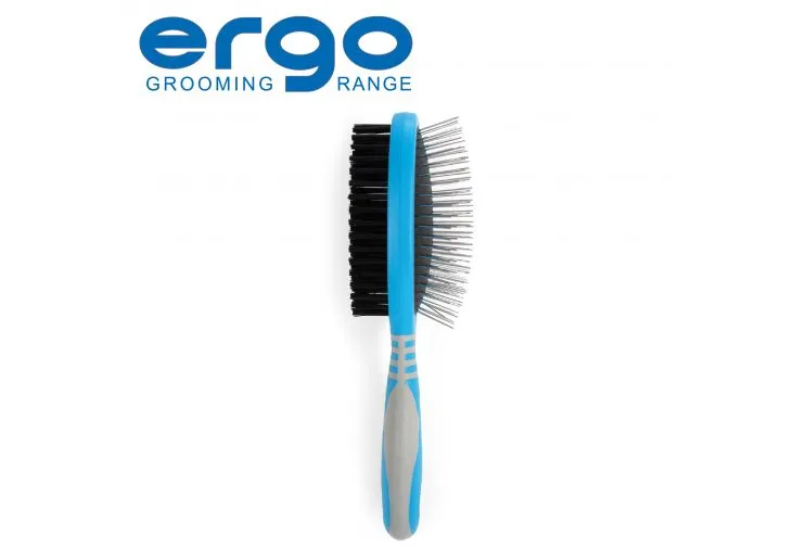 Ancol - Ergo - Double Sided Bristle Brush