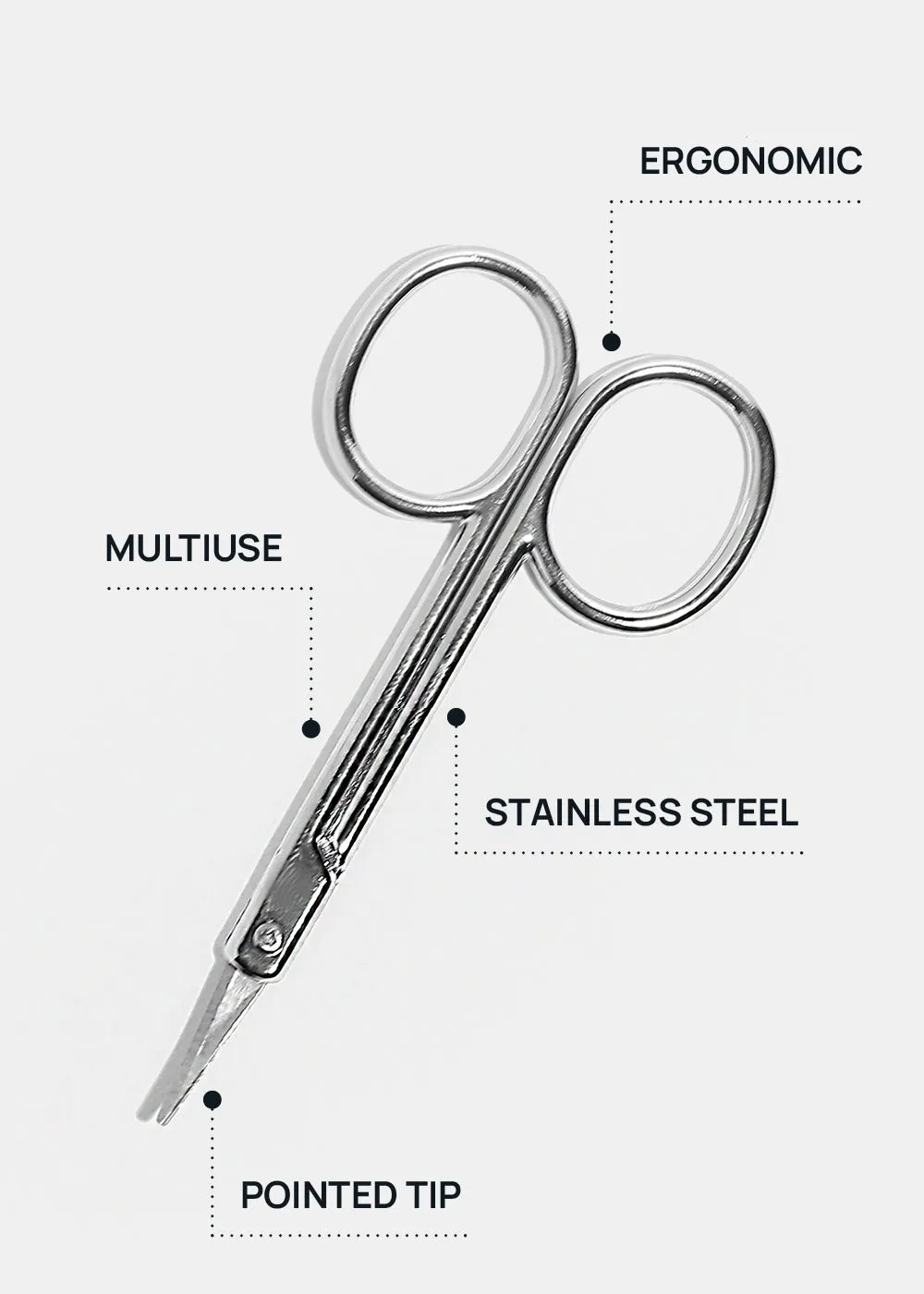 AOA Curved Grooming Beauty Scissors