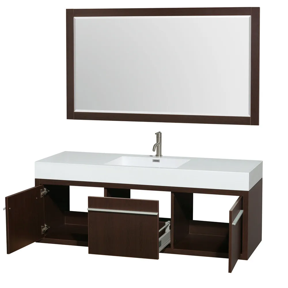 Axa 60 inch Single Bathroom Vanity in Espresso