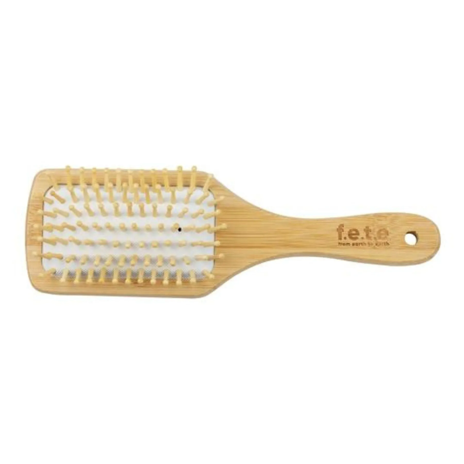 Bamboo   Natural Rubber Hair Brush