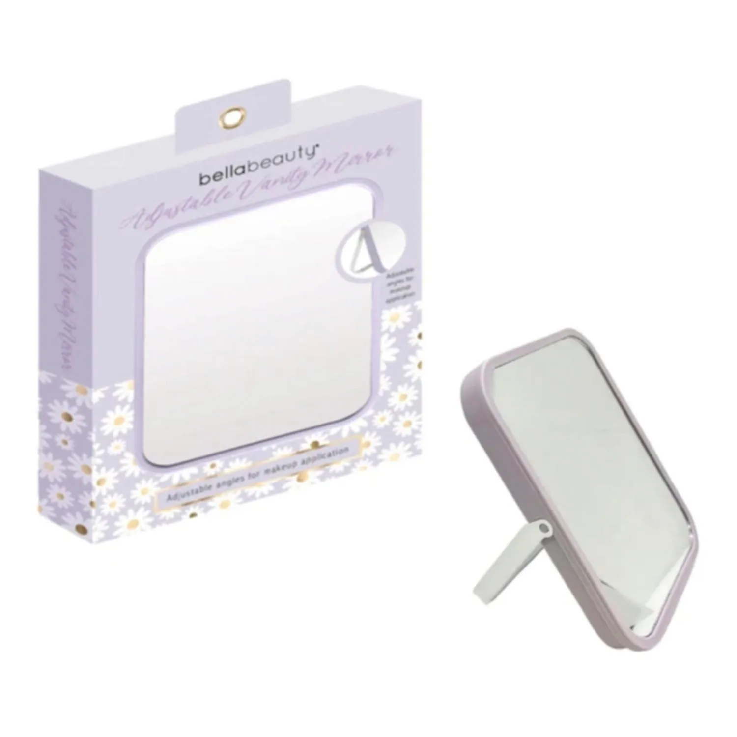 Bella Beauty Multifunction Vanity Mirror Lilac Gray