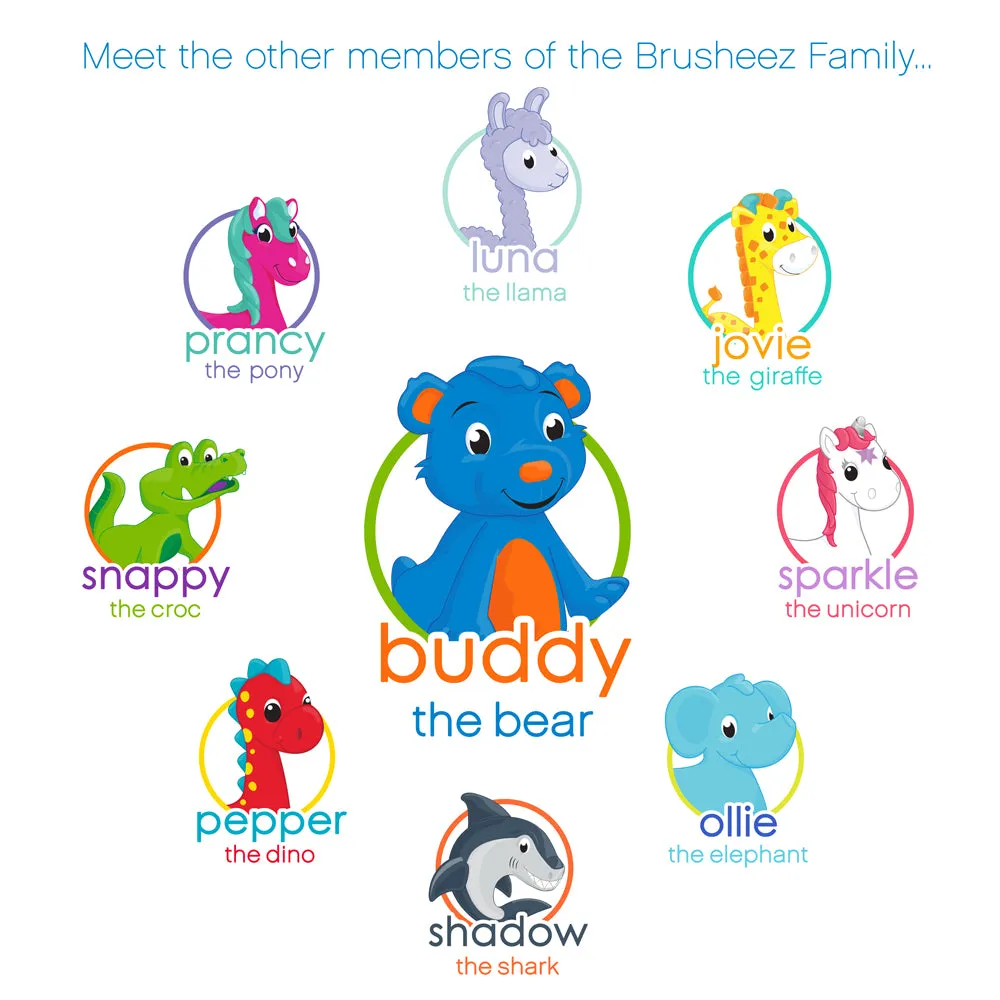 Brusheez® Kids’ 2-Pack Replacement Brush Heads - Buddy the Bear