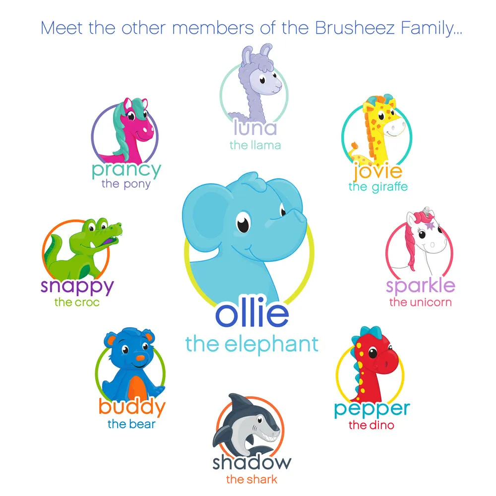 Brusheez® Kids’ 2-Pack Replacement Brush Heads - Ollie the Elephant