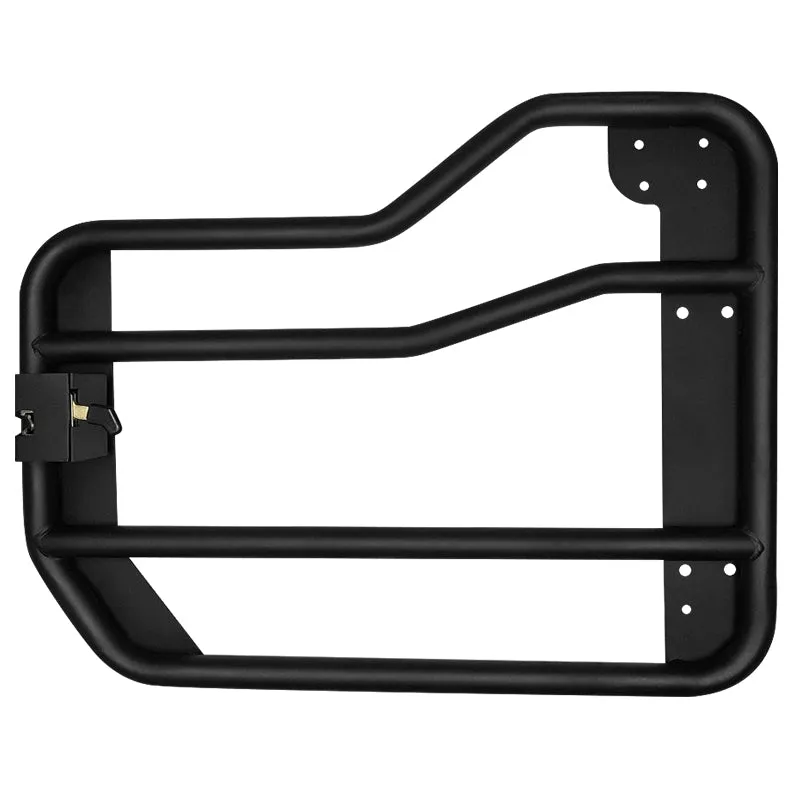 Cross Bar Tube Doors with Side View Mirror for 2018-2024 Wrangler & Gladiator JT