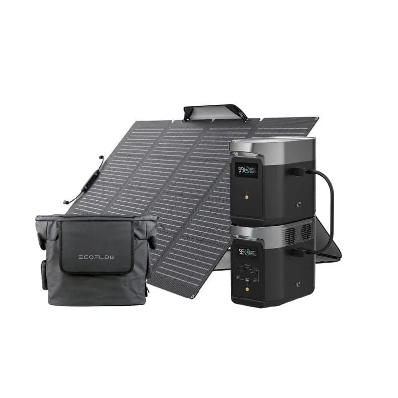 EcoFlow DELTA 2   DELTA 2 Extra Battery   220W Solar Panel   DELTA 2 Bag