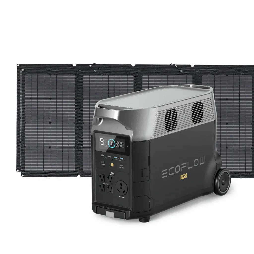 EcoFlow DELTA Pro   220 Watt Bifacial Portable Solar Panel