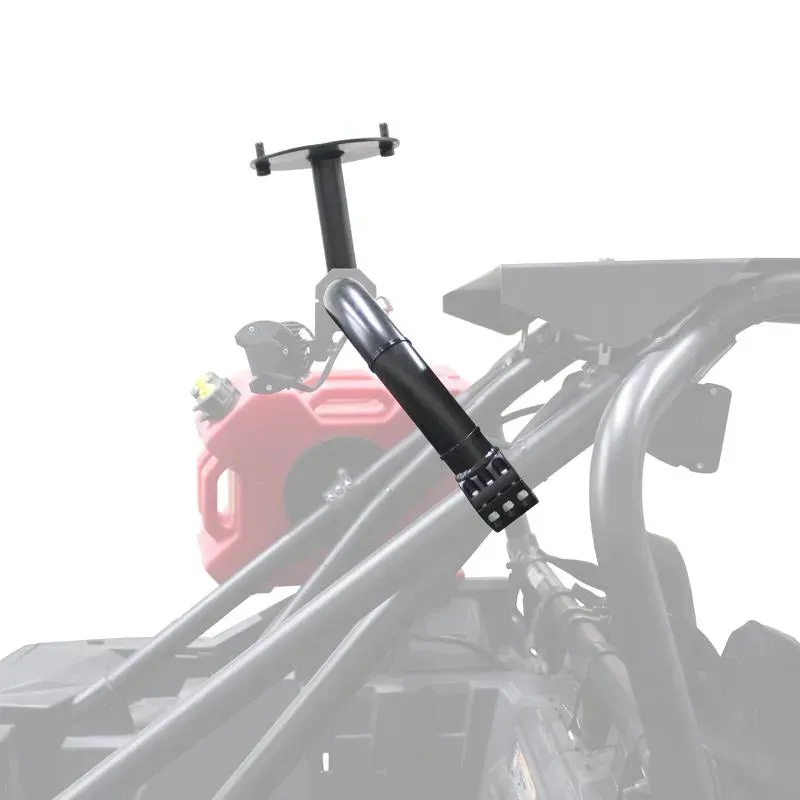 Factory UTV Polaris RZR XP Turbo S Above the Roof Dual Clamp Spare Tire Mount Carrier