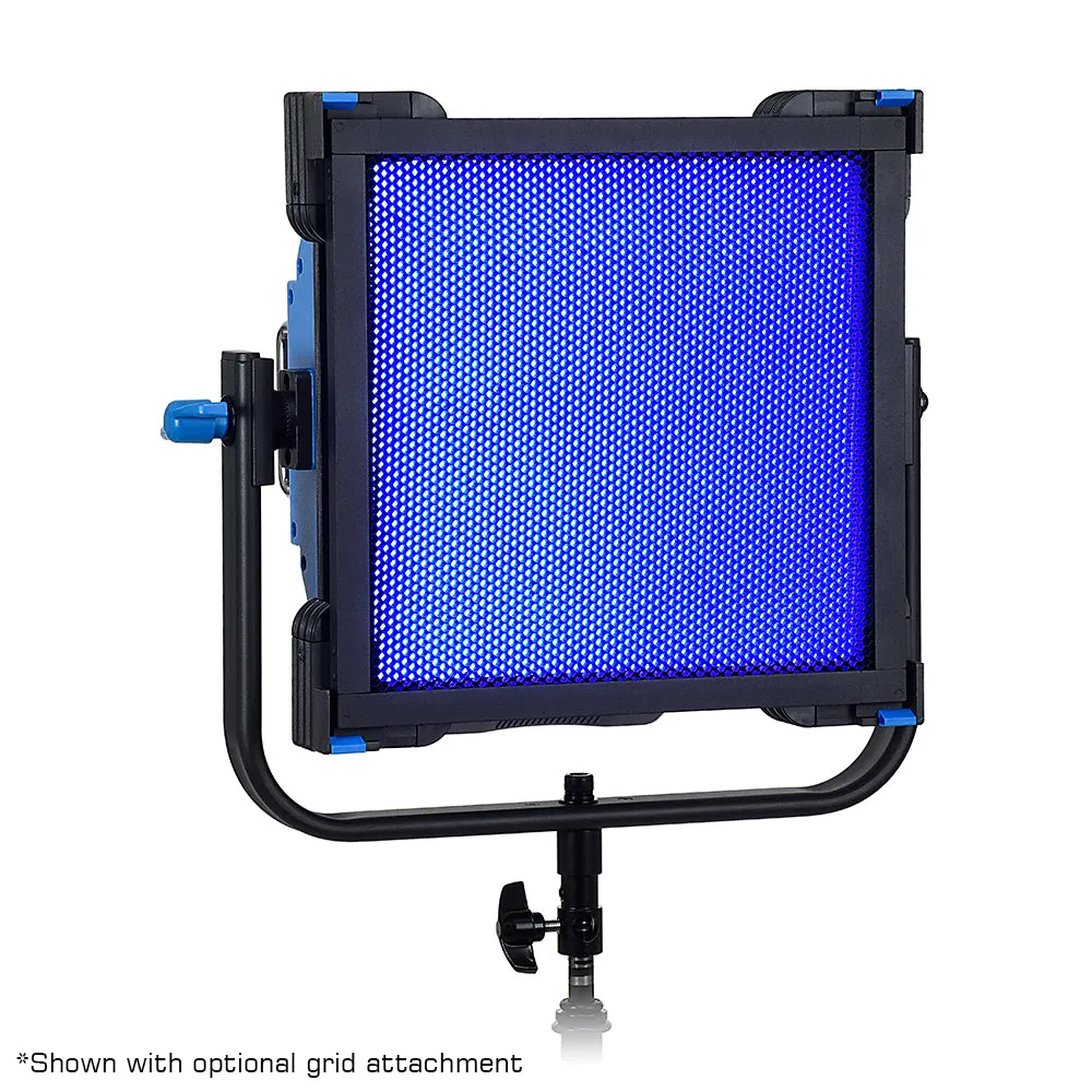 Fotodiox Pro FACTOR Prizmo 150 RGB W LED Light - 1x1' Multi Color Dimmable Studio Light with Special Effects Settings & Softbox