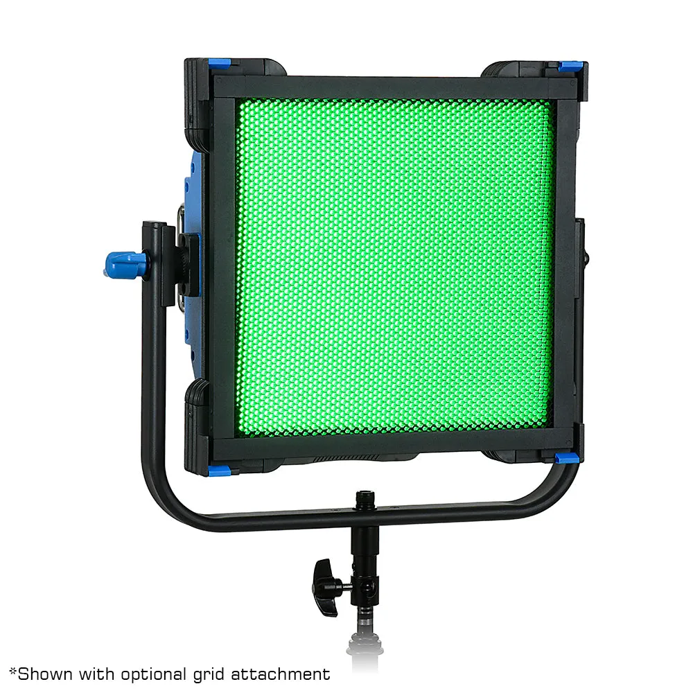 Fotodiox Pro FACTOR Prizmo 150 RGB W LED Light - 1x1' Multi Color Dimmable Studio Light with Special Effects Settings & Softbox