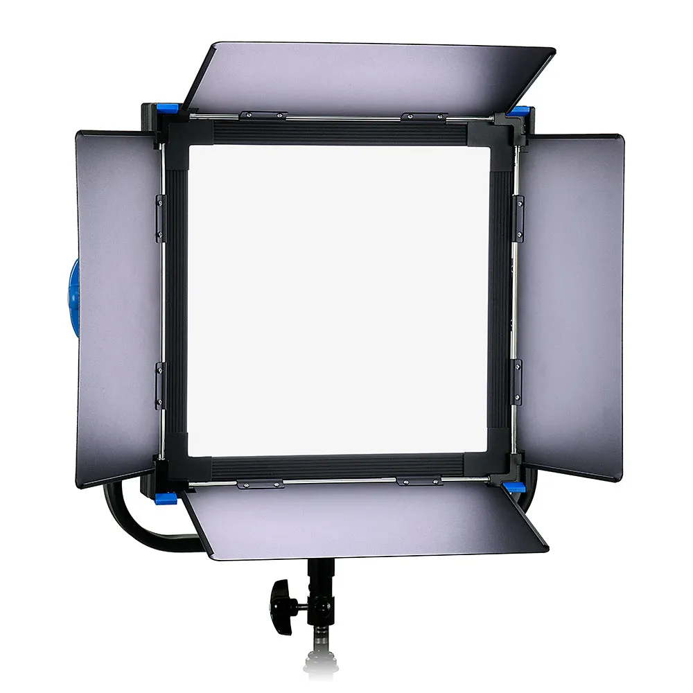 Fotodiox Pro FACTOR Prizmo 150 RGB W LED Light - 1x1' Multi Color Dimmable Studio Light with Special Effects Settings & Softbox