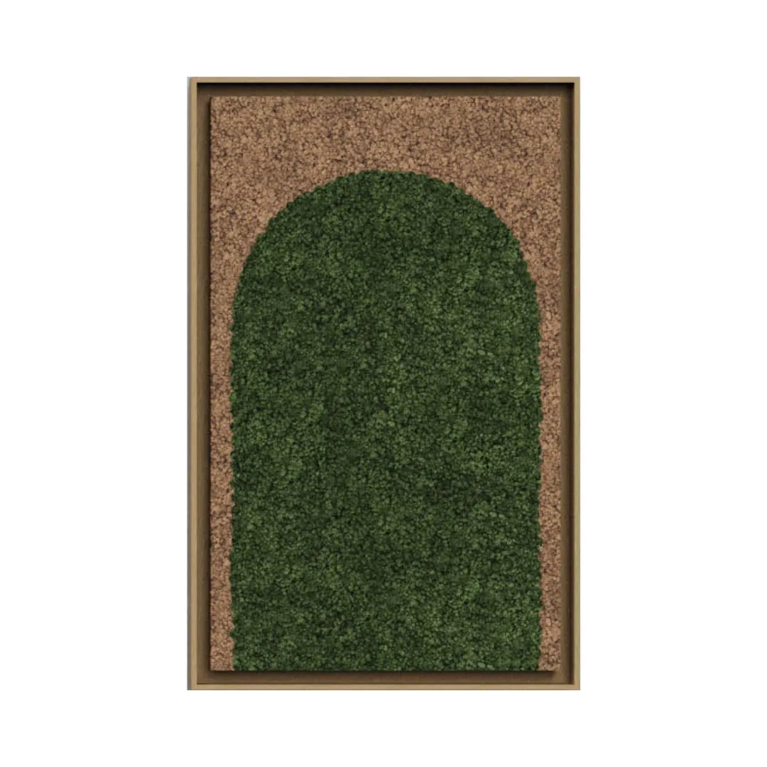 Geometric Framed Moss Wall Art (Series A)