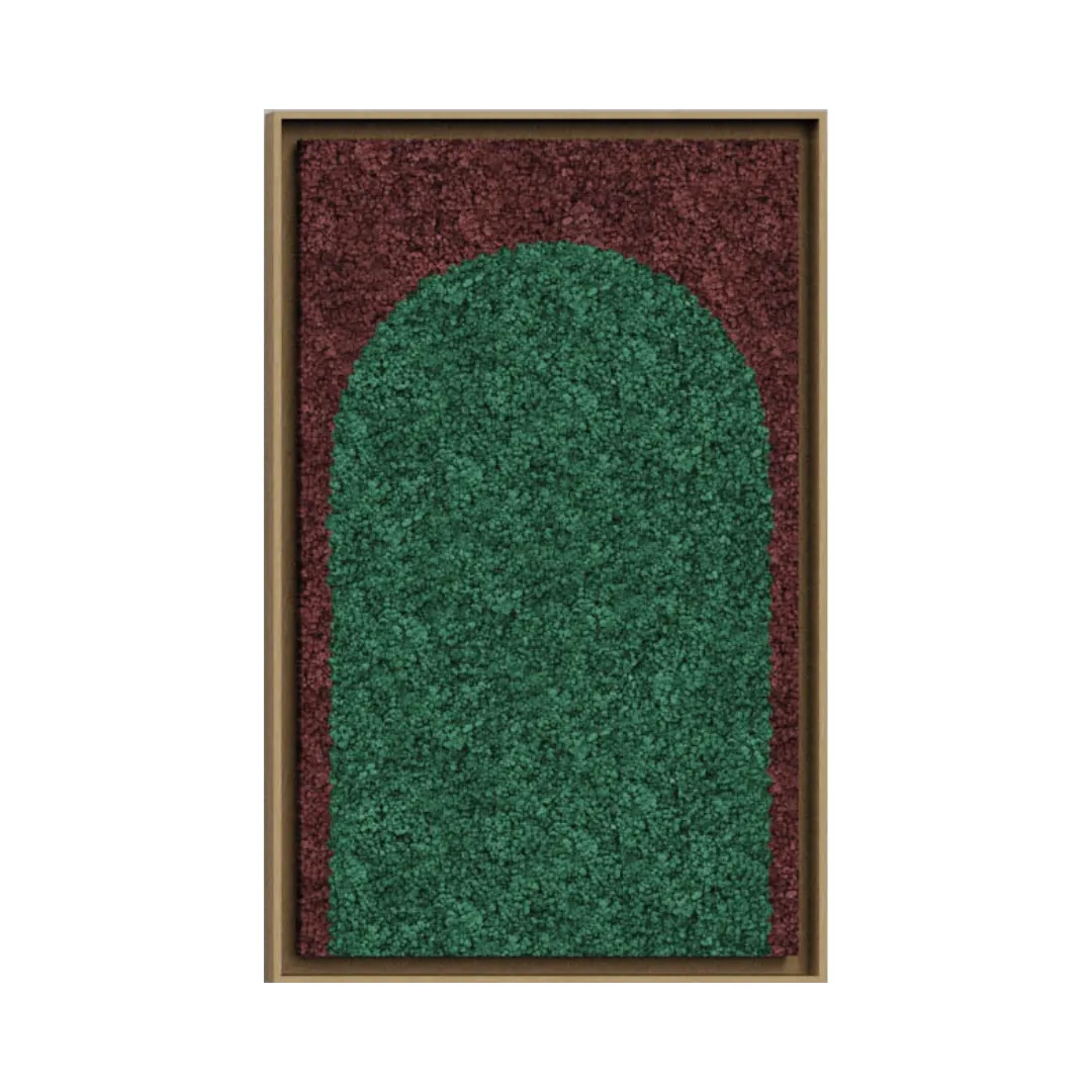 Geometric Framed Moss Wall Art (Series A)