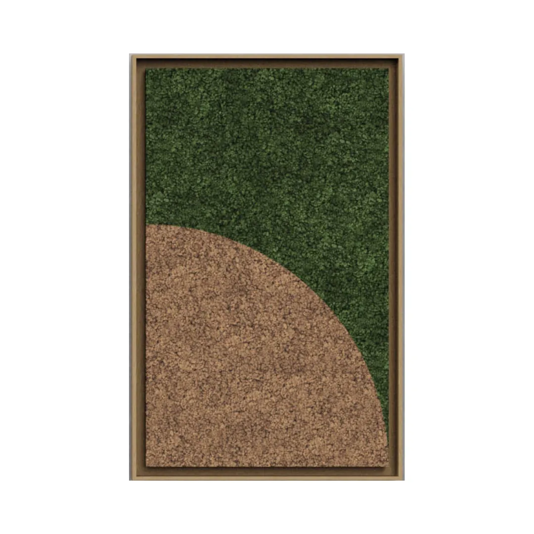 Geometric Framed Moss Wall Art (Series B)