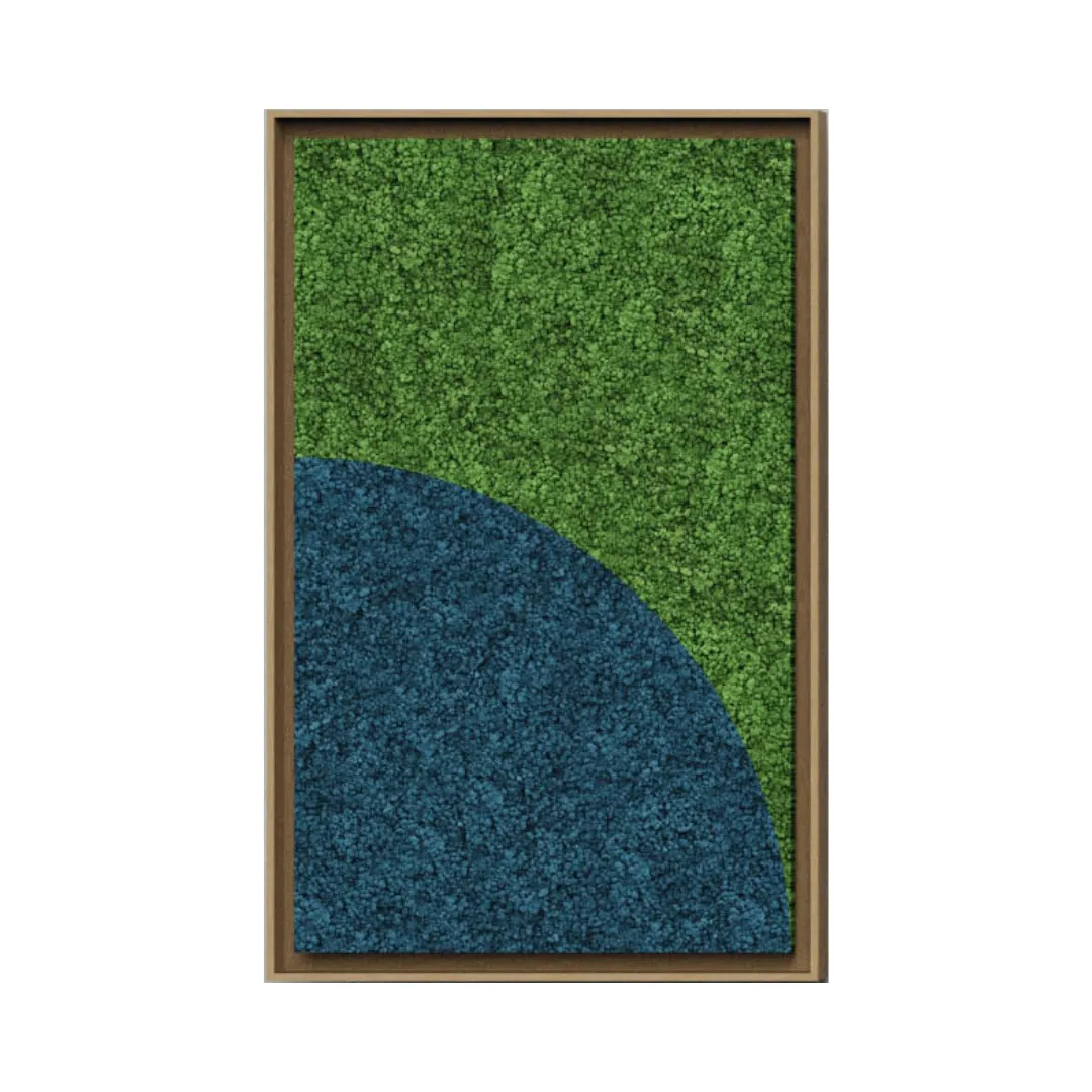 Geometric Framed Moss Wall Art (Series B)