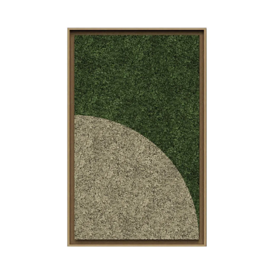 Geometric Framed Moss Wall Art (Series B)