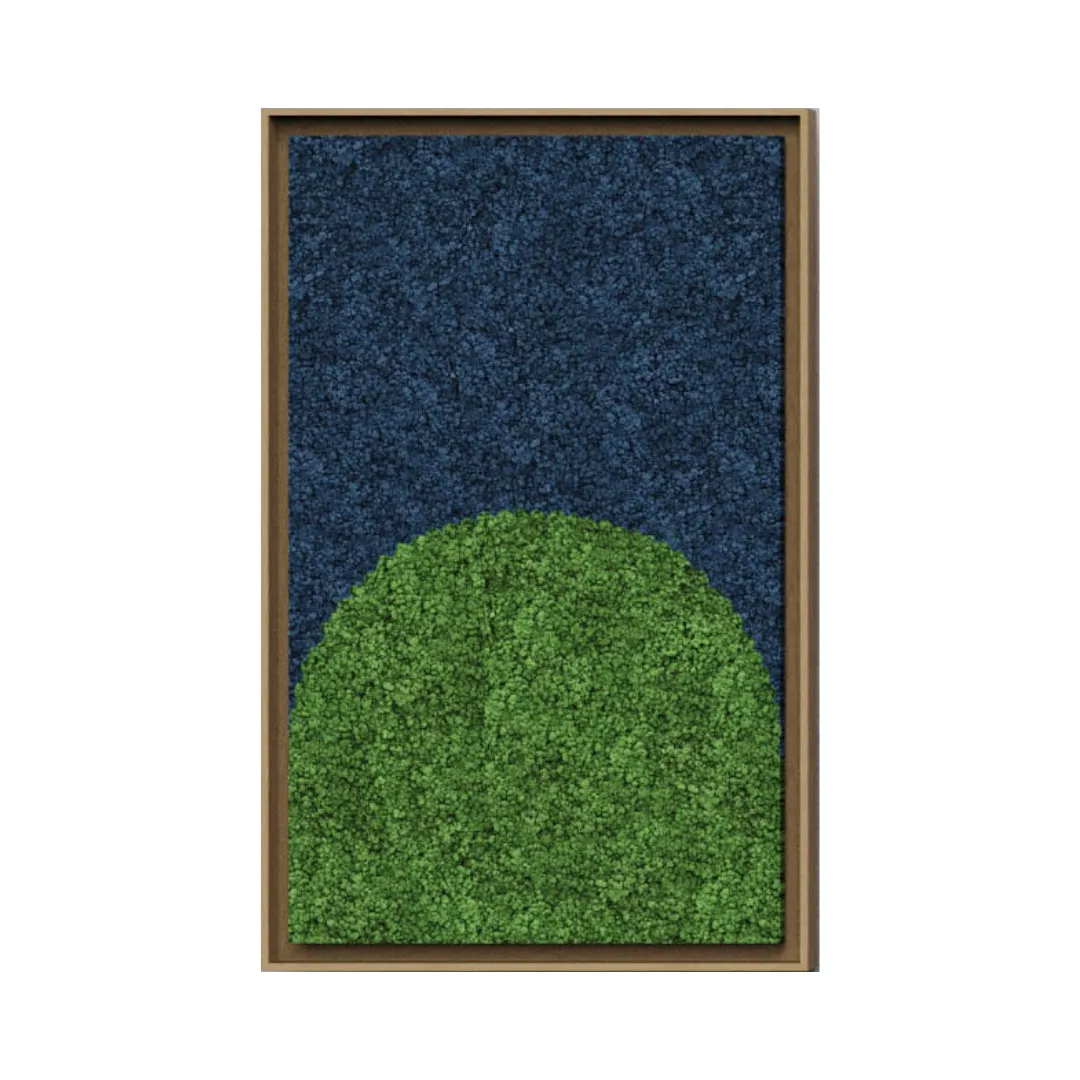 Geometric Framed Moss Wall Art (Series C)