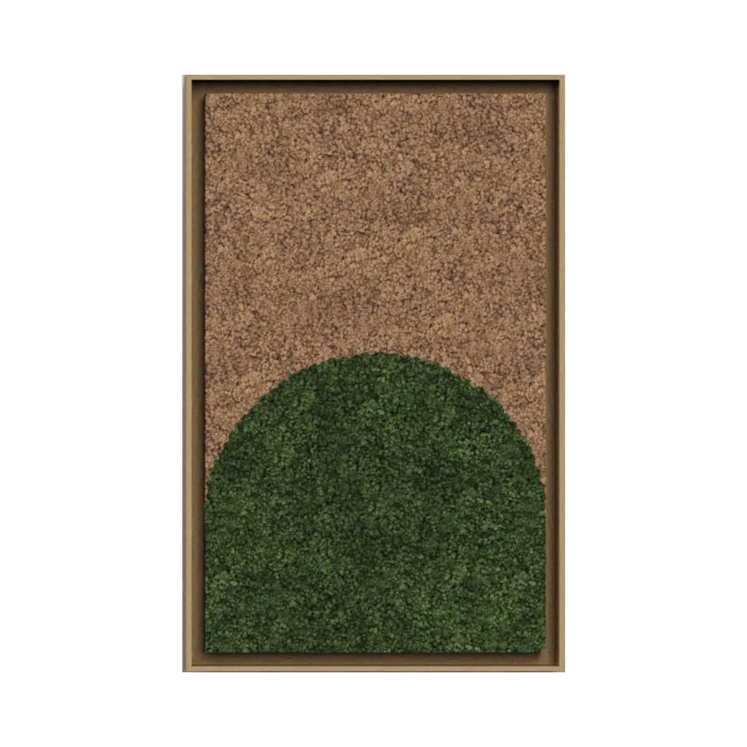 Geometric Framed Moss Wall Art (Series C)