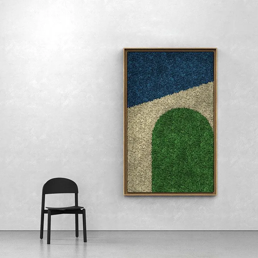 Geometric Framed Moss Wall Art (Series E)