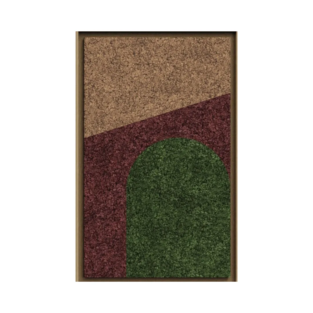 Geometric Framed Moss Wall Art (Series E)