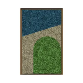 Geometric Framed Moss Wall Art (Series E)