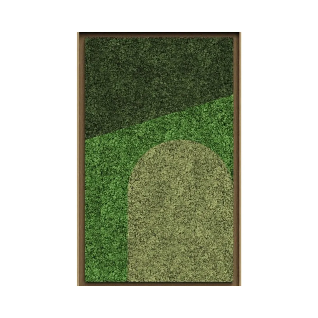 Geometric Framed Moss Wall Art (Series E)