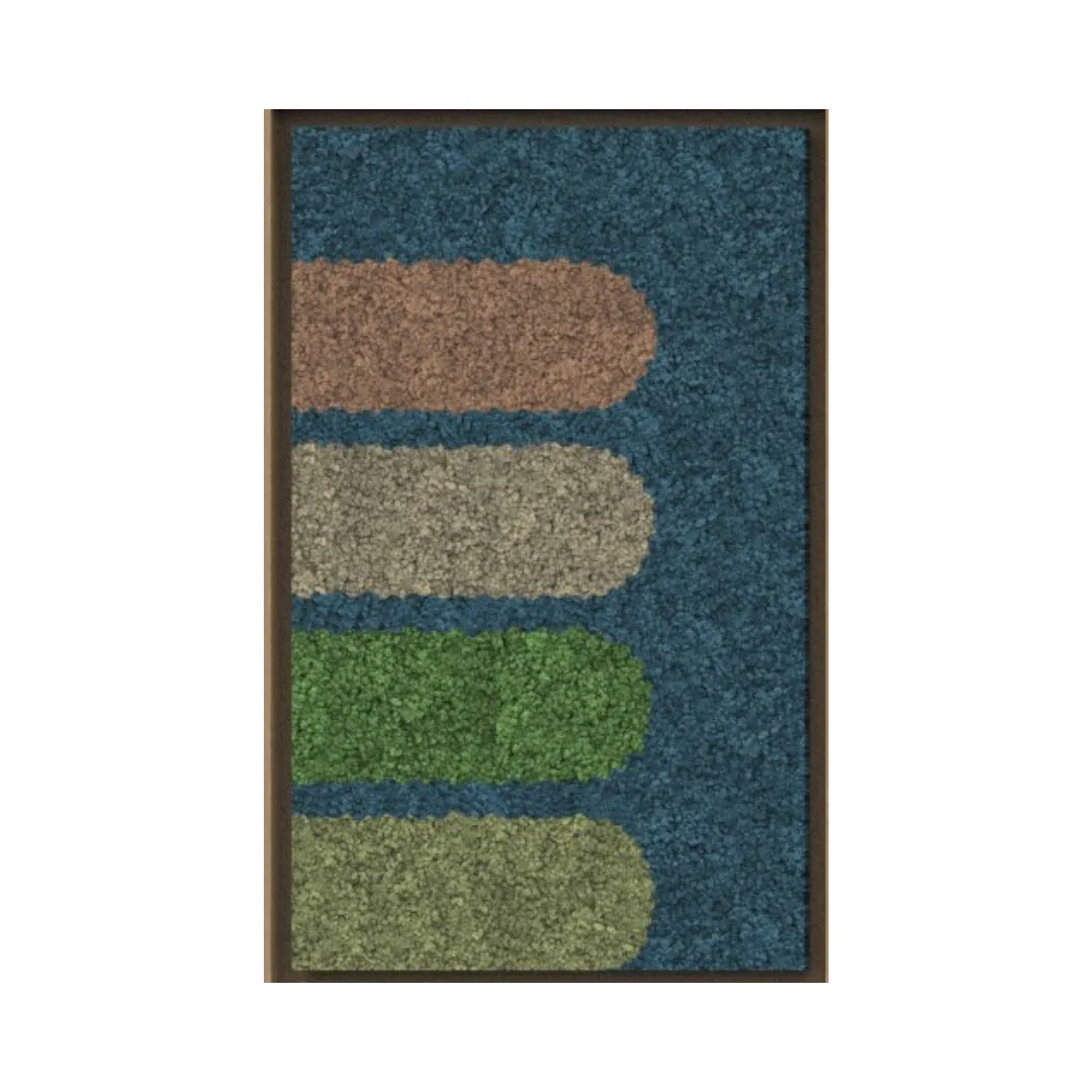 Geometric Framed Moss Wall Art (Series F)