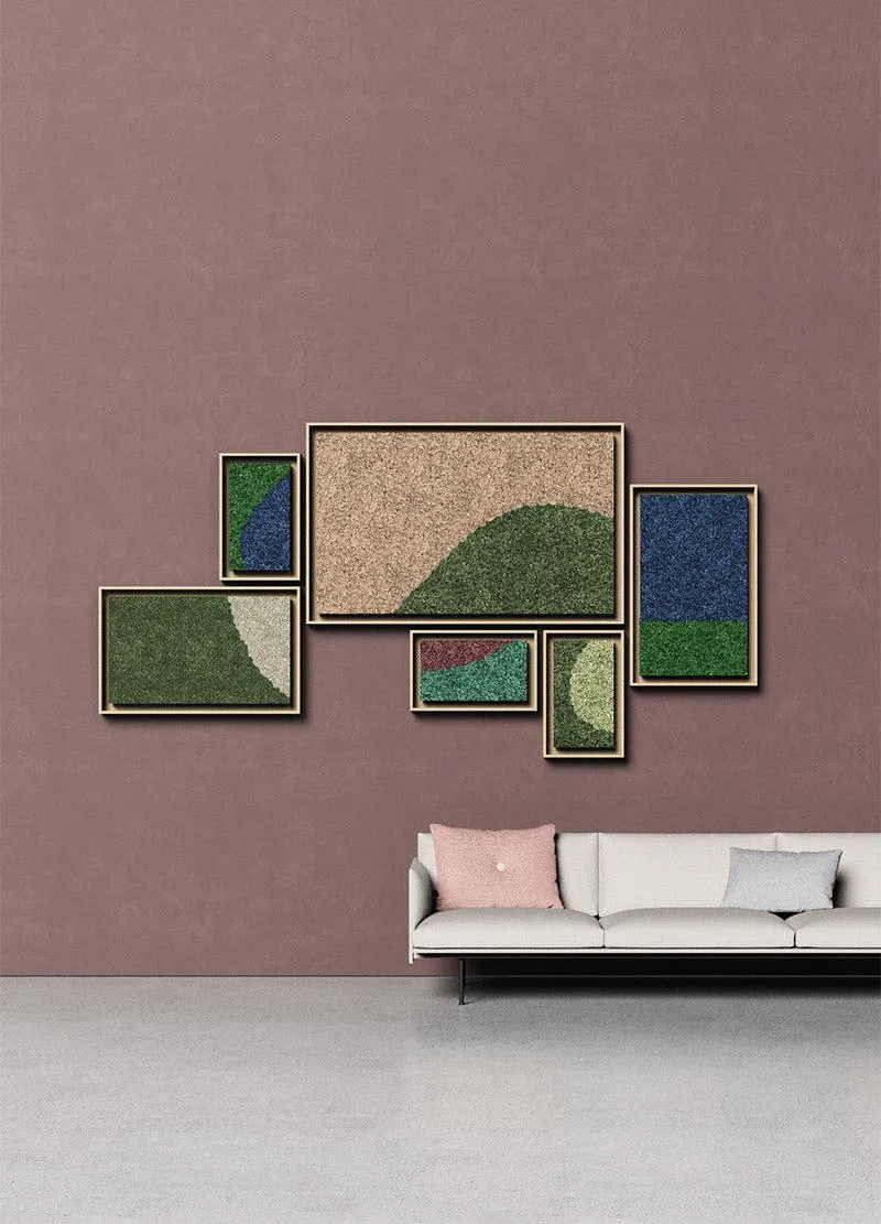 Harmony Framed Moss Wall Art (Series C)