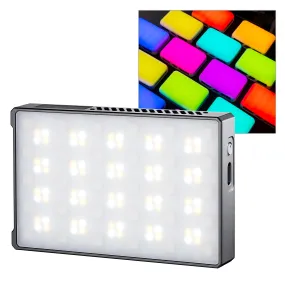 KNOWLED C5R Pocket-Sized Creative RGBWW LED Panel with Built-in Rechargeable Battery