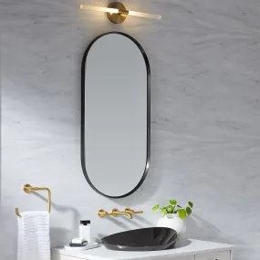 Kohler Essential 20" * 40" (50.9cm x 101.7 cm) Capsule Decorative HD Mirror, Matte Black, Silver Coated (K-26051-BLL)