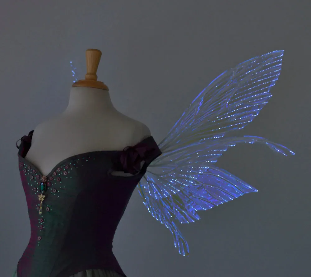 Made to Order Platinum Edition Light Up Fairy Wings - Halloween season delivery