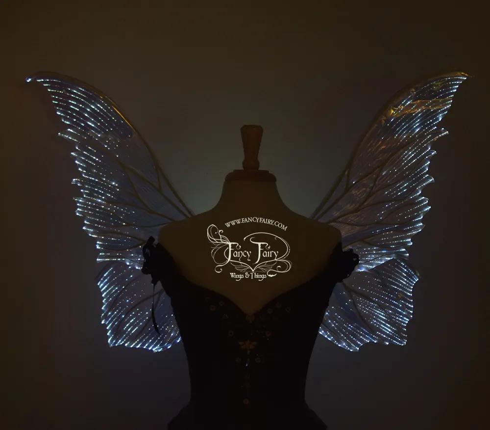 Made to Order Platinum Edition Light Up Fairy Wings - Halloween season delivery