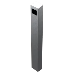 PEDESTAL 64TOW-PPRO-02-304 47" Stainless Tower fits Double Gang Cutout