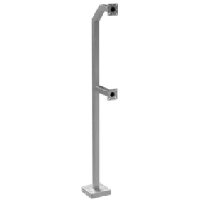 PEDESTAL PRO 72-9C-D-IN 72" Dual Height In-Ground Pedestal - Dual Channel