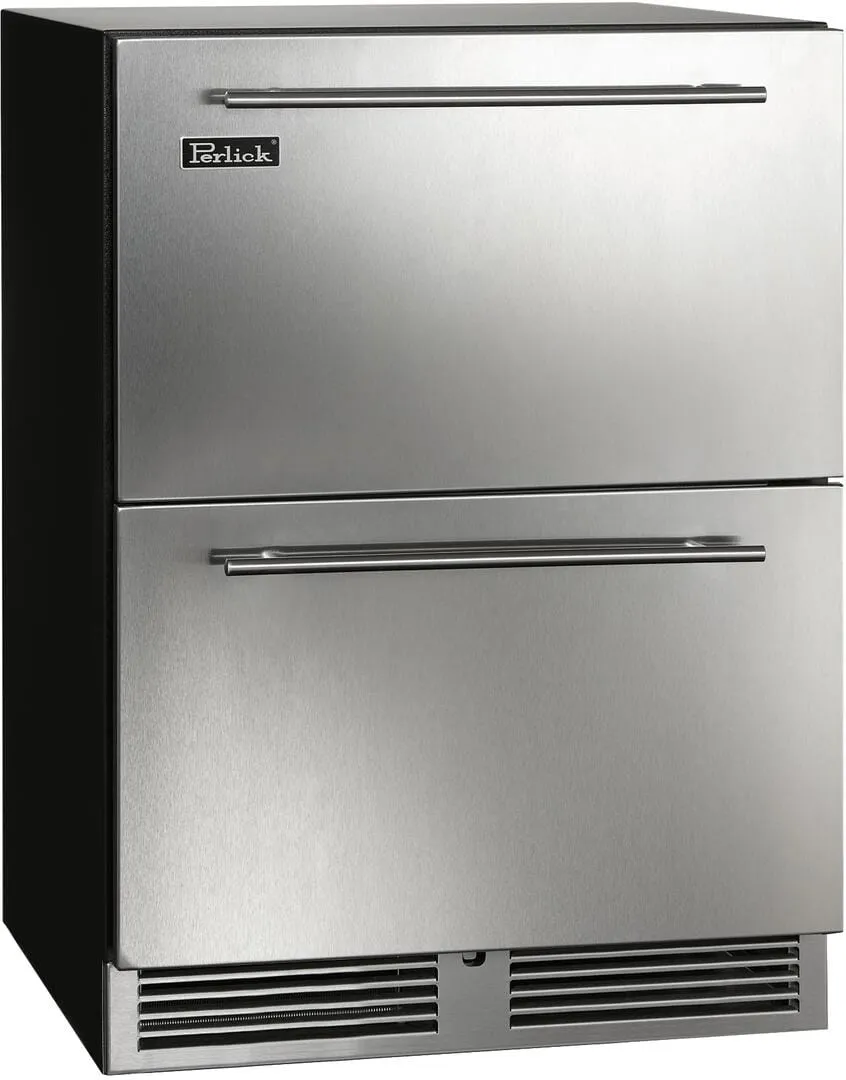 Perlick 24 inch C Series Counter Depth Drawer Refrigerator HC24RB-4-5