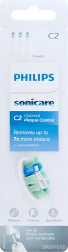 Philips Sonicare Optimal Plaque Control Replacement Heads, BrushSync, 3-Pack - White (HX9023/65)