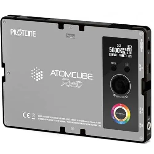 Pilotcine AtomCUBE 10" RX50 RGBWW Portable Video Light (Deluxe Edition)