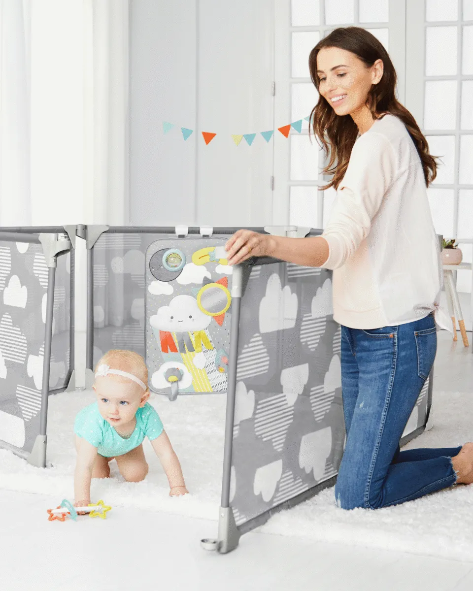 Skip Hop Playview Expandable Play Gates- Grey