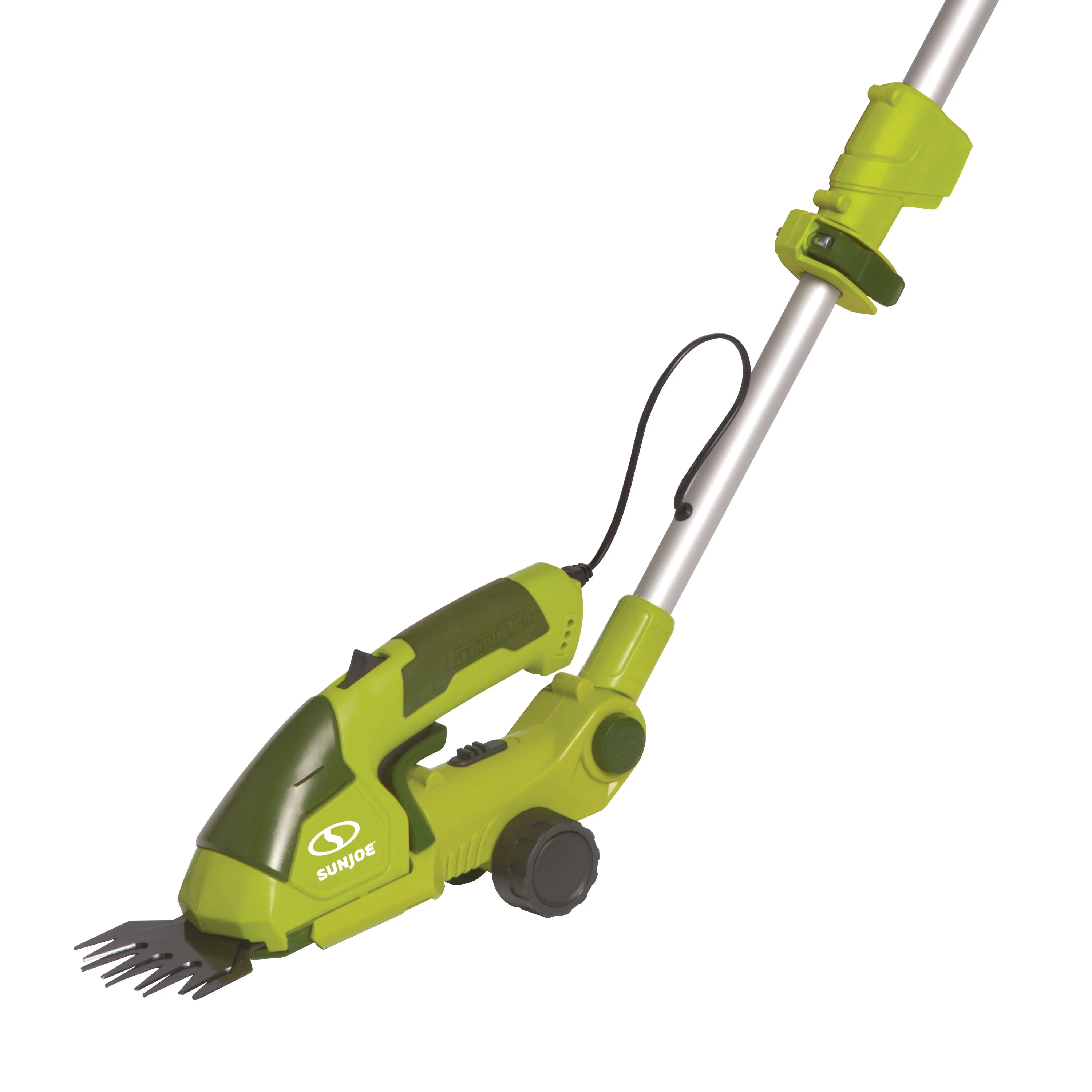 Sun Joe HJ605CC 2-in-1 Cordless Telescoping Grass Shear   Hedge Trimmer | 7.2 Volt