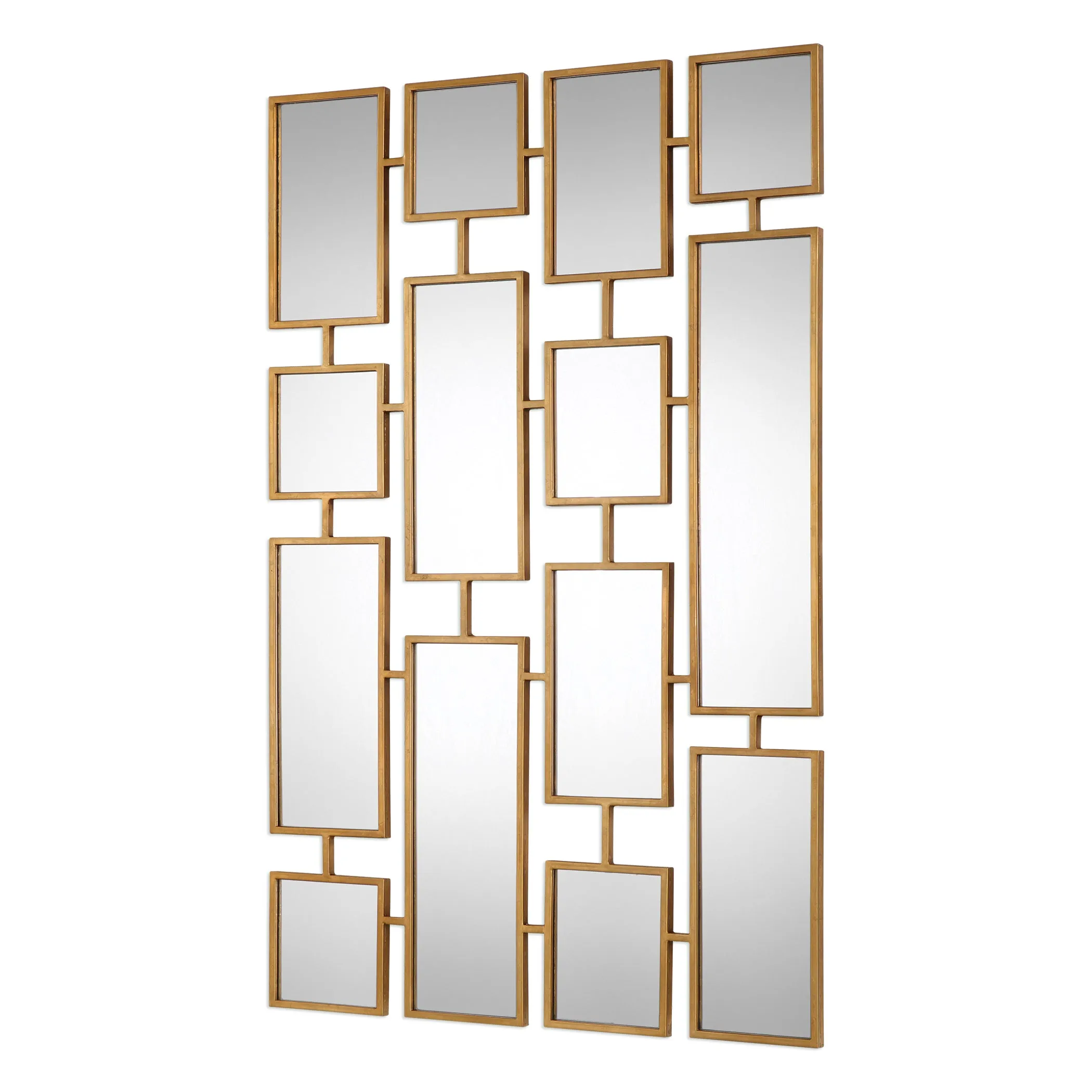 Uttermost Kennon Forged Gold Rectangles Mirror